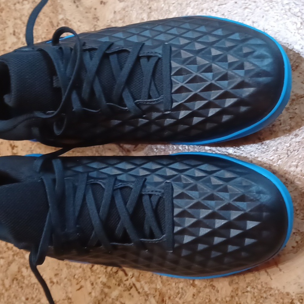 Nike Tiempo Legend X Club Black Blue Hero Athletic Shoes Size 10.5 NWOB - Picture 7 of 8